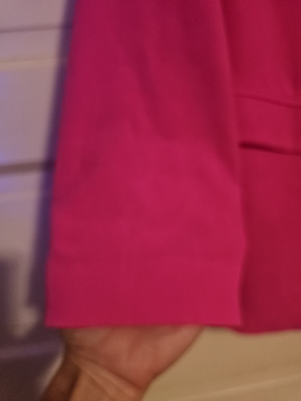 JODIFL Hot Pink Women's Blazer with Leopard Print Lining - Picture 3 of 9